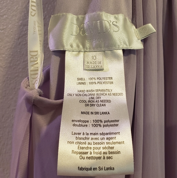 David's Bridal Bridesmaid Dress - Picture 4 of 4